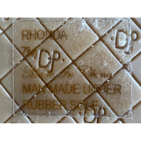 Donald J Pliner Rhonda White Silver Woven Leather Espadrille Sandal Size 7 - Picture 6 of 6